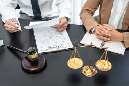 businesswoman-male-lawyer-consult-conference-having-team-meeting-client-law-firm-office-legal-services-concept-249481338